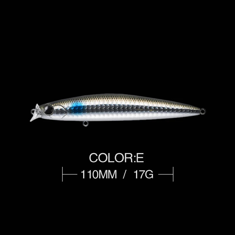 Fishing lure 1pcs Topwater Minnow 11cm 17g wobblers Pike Sea Spinning Artificial hard Bait swimbait Jerkbait carp Fishing Pesca