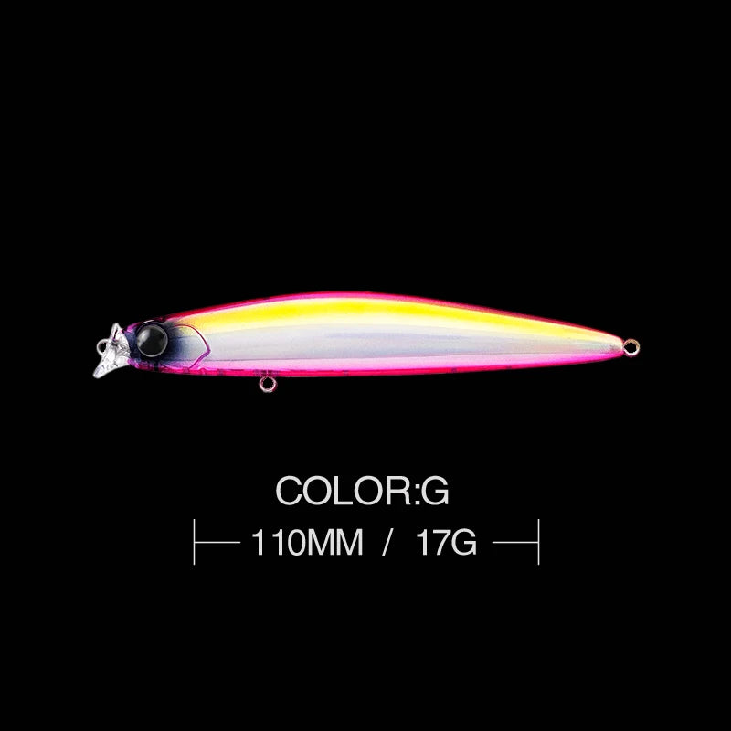 Fishing lure 1pcs Topwater Minnow 11cm 17g wobblers Pike Sea Spinning Artificial hard Bait swimbait Jerkbait carp Fishing Pesca