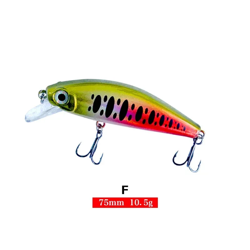 Minnow Fishing Lure Winter Sinking for Fishing Tackle Wobbler Artificial Bait Goods Pike Pesca Trout Lure Spinning Carp Hooks
