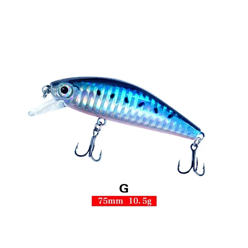 Minnow Fishing Lure Winter Sinking for Fishing Tackle Wobbler Artificial Bait Goods Pike Pesca Trout Lure Spinning Carp Hooks