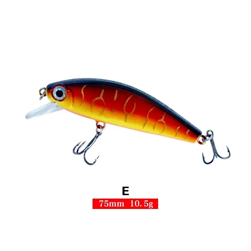 Minnow Fishing Lure Winter Sinking for Fishing Tackle Wobbler Artificial Bait Goods Pike Pesca Trout Lure Spinning Carp Hooks
