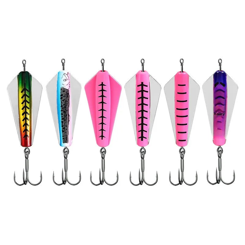 ，Fake Bait Fake Fish Bait Devil Fish Lure Fake BaitvibHard Bait Long Casting Floating Insect King Disc-Shaped Sea Fishing Trout