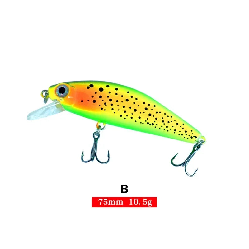 Minnow Fishing Lure Winter Sinking for Fishing Tackle Wobbler Artificial Bait Goods Pike Pesca Trout Lure Spinning Carp Hooks