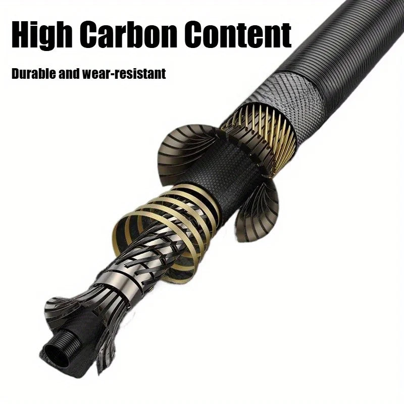 3.6m-7.2m fishing rod, 60T high-carbon fiber, telescopic sea/casting rod, suitable for coastal, sea, and freshwater fishing.