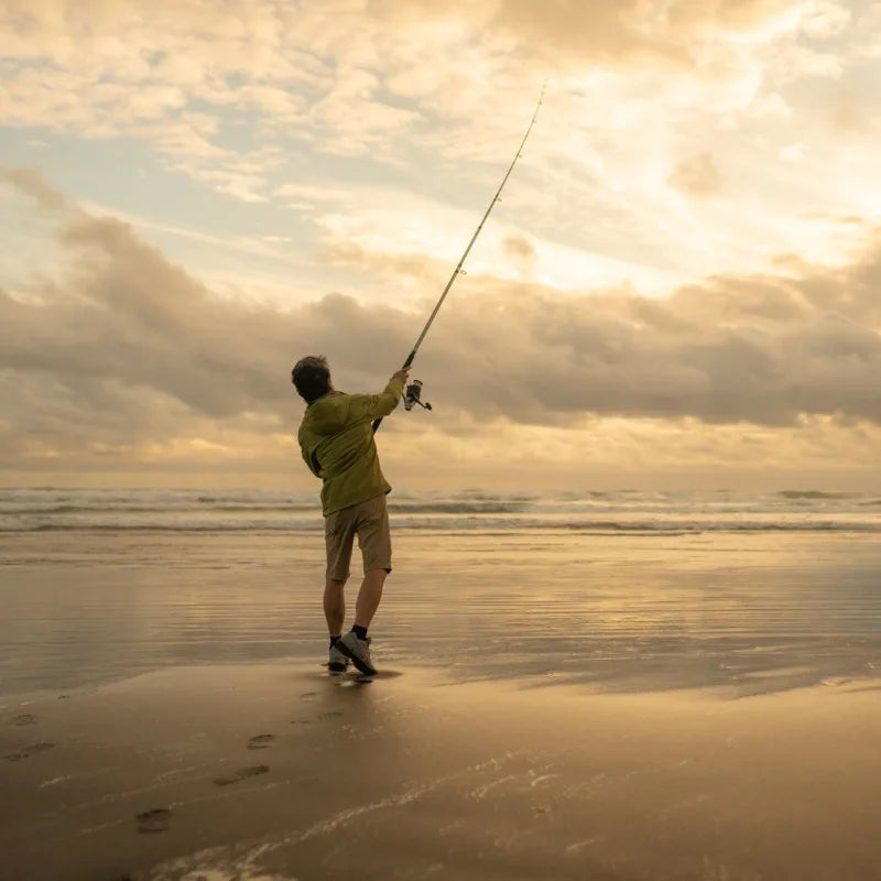 3.6m-7.2m fishing rod, 60T high-carbon fiber, telescopic sea/casting rod, suitable for coastal, sea, and freshwater fishing.