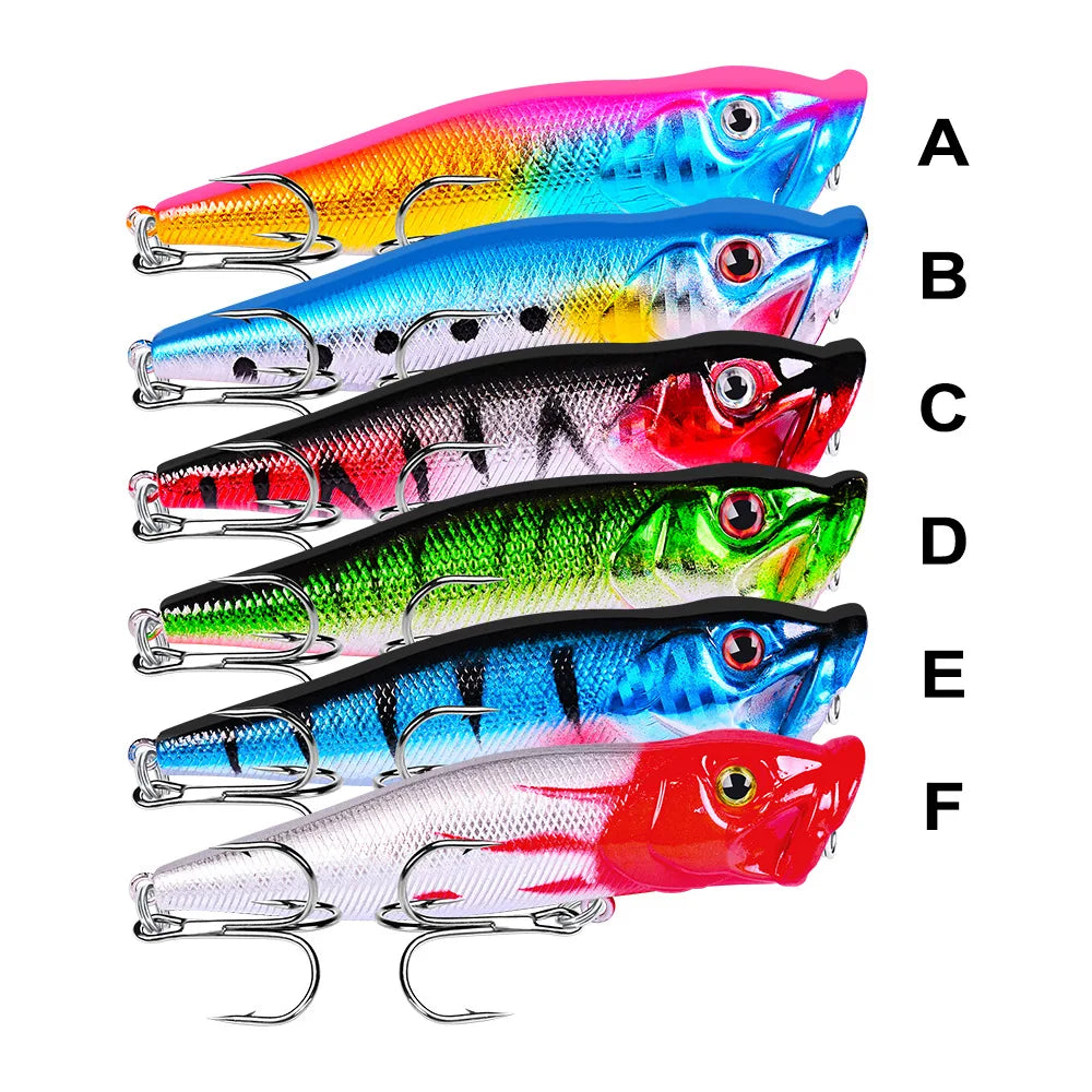 6PCS 12.5G 9cmNew fishing gear: Wave fishing lures for long-distance casting, sea fishing hard lures