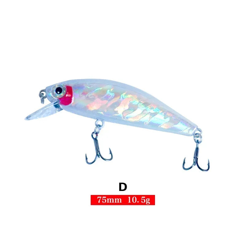 Minnow Fishing Lure Winter Sinking for Fishing Tackle Wobbler Artificial Bait Goods Pike Pesca Trout Lure Spinning Carp Hooks