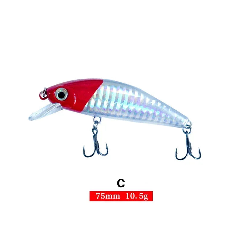 Minnow Fishing Lure Winter Sinking for Fishing Tackle Wobbler Artificial Bait Goods Pike Pesca Trout Lure Spinning Carp Hooks