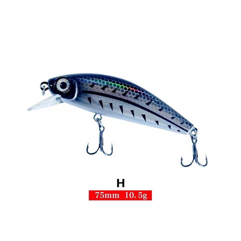 Minnow Fishing Lure Winter Sinking for Fishing Tackle Wobbler Artificial Bait Goods Pike Pesca Trout Lure Spinning Carp Hooks