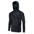 Fishing Shirts Men' Performance Fishing Hoodie Clothing Outdoor UV Protection Breathable Face Mask Fishing T-shirts Tops